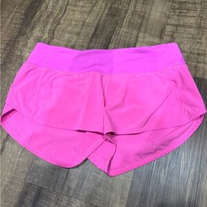 Lululemon speed shorts